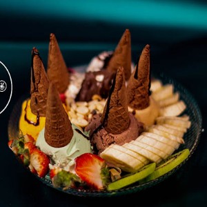 بستنی مخصوص یک نفره